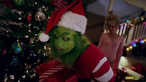 Sex cu un elf de Crăciun excitat Grinch