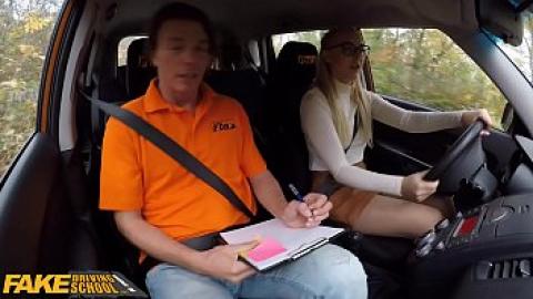 FakeDrivingSchool - Mr. instructor and his young sexy student
