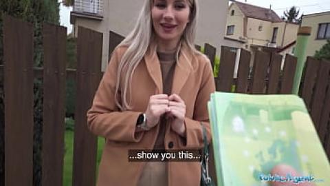 Public Agent - a man offered money for sex to a Ukrainian blonde