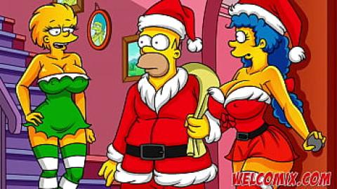 The Simpsons julporrserie - hentai-porr